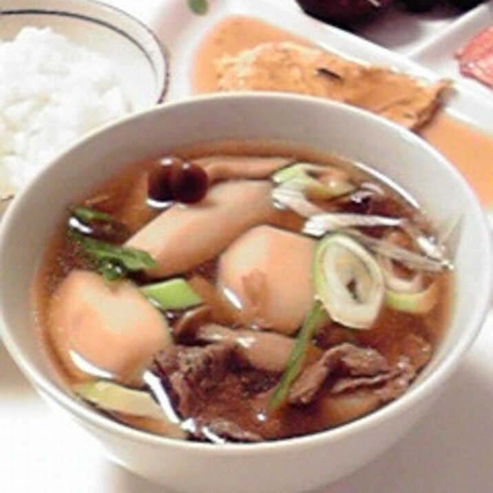 里芋トロトロ!牛肉たっぷり山形の芋煮